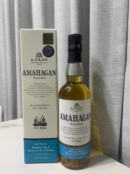 Amahagan 日本威士忌 長濱蒸餾所 水楢桶 No.3 送禮 自用