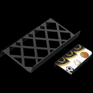 CHERRY3WK Trading Card Display Riser, Acrylic Black Trading Card Risers, Portable Hollow Sports Card