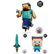 Foil ballon minecraft 1pcs / Ready stock