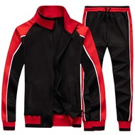 Men's Tracksuit 2 Pieces Sweat Suits Casual Long Sleeve Outfit Sports Jogging Suits Set