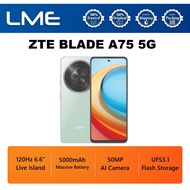 [MY Set] ZTE Blade A75 5G (RAM (4+4)GB + ROM 128GB) Original By ZTE MY