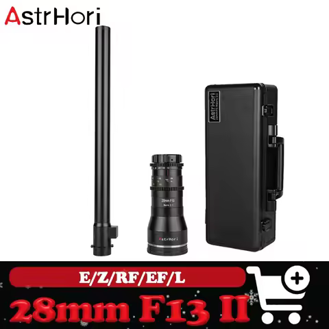 AstrHori Full Frame 28mm F13 II Macro 2X Probe Lens MF 360 Degree/Direct View Wide Angle Lens for So