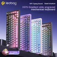 AULA LEOBOG Hi75 75% Side Engraving Mechanical Keyboard 81 Keys Wired Hot Swap RGB Gasket Structure