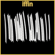 IFFIN 20pcs ​Fretwire Set​, 2.0mm Width​ ​Luthier Tools​ Guitar Fret Wire​, Durable ​Chrome ​Copper 