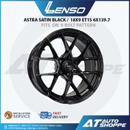 Lenso Astra Satin Black 18x9 ET15 6x139.7 CENTER 206
