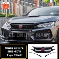Honda Civic Fc 2016-2021 Type R Front Grill SI Grill Honeycomb