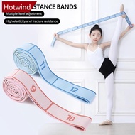 HOTWIND 8/10/12 Grid Multi Stage Yoga Stretch Band Latin Dance Stretch Band Correct Posture Elastic 