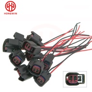 SET Waterproof EV6 EV14 Fuel Injector Plugs Connector For Ford Chevy Dodge Chrysler Subaru USCAR Fue