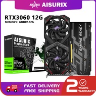 AISURIX RTX3060 12GB Graphics Card Nvidia gpu GDDR6 For Gaming Working High Performance
