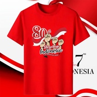 MERAH (8 MOTIFS) TSHIRT 17 AUGUST 2025 FOR ADULT MEN AND WOMEN LATEST RED 17 AUGUST 2025 T-SHIRT/ 4 