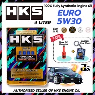 HKS【SUPER Premium Euro)5w30 (Original Made in Japan 🇯🇵) HKS Synthetic Engine Oil Minyak Enjin 4liter