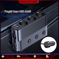 Car Charger Fast Charging PD 120W Fast Car Charger 1 Type-C & 3 USB Car Charger Fast Charging