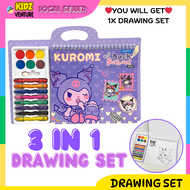 (READY STOCK) Set Krayon Lukisan Buku Warna Capybara Air Birthday Gift Drawing Crayon Watercolour Bo