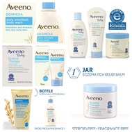 Aveeno/AveenoBaby Eczema Therapy Itch Relief Balm / Cream/ Bath for Dry Itchy Skin, Non-Greasy, Ster