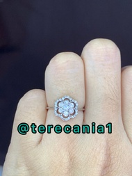 Cincin berlian eropa Emas : 37.5% Berat emas : 1.33gram Berlian : 0.5