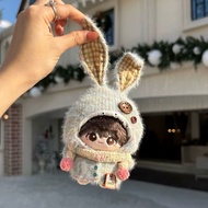 2025新品波板糖碎10cm棉花娃娃娃衣可爱甜美少女心彩虹10cm棉花娃娃娃衣Poppet 10cm cotton doll baby clothes20250905