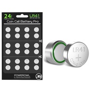 POWEROWL High Capacity LR41 AG3 Batteries 24 Pack, L736 392 384 192 Premium Alkaline Battery 1.5V Bu