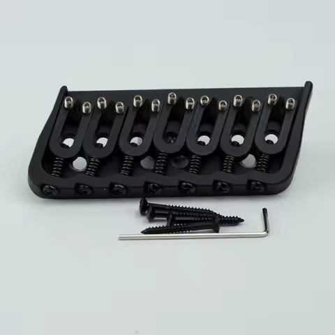 Fixed Headless Bridge Machine Room Fret Guitar 7 String 8 String Guitar Bridge Black