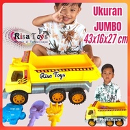 DT- TTP 888 /777 BEACH SAND TRUCK TOY SIZE 40 and 35 CM, THICK & CLEAR