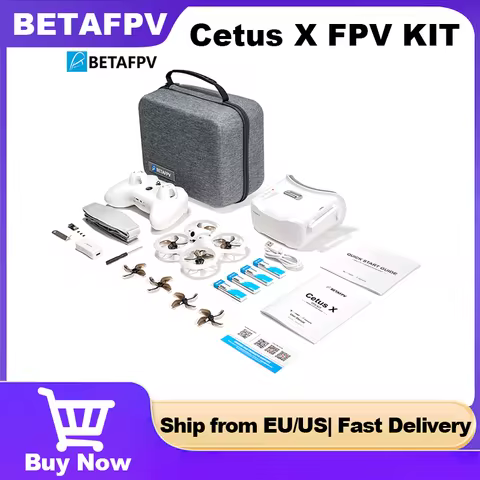 BETAFPV Cetus X FPV Kit Brushless FPV Quadcopter Indoor Racing Airplane Ship from US