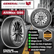 General Tire GS6 185/60R15 195/65R15 215/60R16 205/55R16 215/55R16 215/50R17 215/55R17 by Continenta