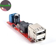 Peacellow DC 6V-40V 12V To 5V 3A Dual USB Charger DC-DC Step-down Converter Module LM2596 SG