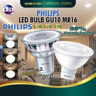 PHILIPS LED GU10 Bulb 4.6W 4.9W Dimmable / NonDimmable | MR16 Bulb 4.5W NonDimmable PHILIPS LED Bulb