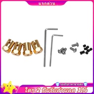 In stock-4PCS 5mm to 12mm Brass Combiner Wheel Hub Hex Adapter for B14 B16 B24 B36 C14 C24 MN D90 D9