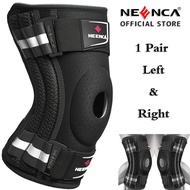 NEENCA 2-Pack Professional Knee Brace for Knee Pain Medical Knee Support with Patella Gel Pad & 4 Si