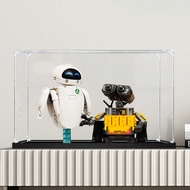 Lego 43279 WALL-E and EVE Acrylic Display Case Dustproof Box Clear Showcase Storage for Collectibles