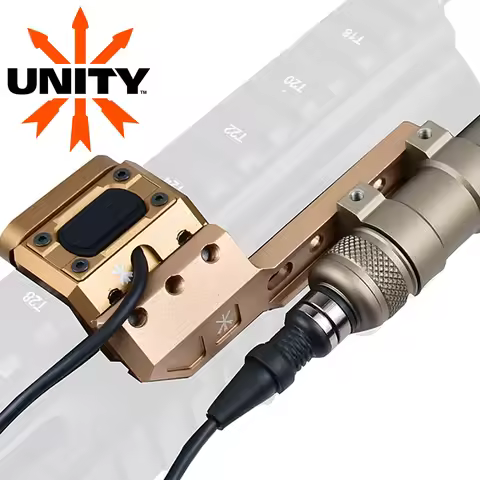 UNITY Tactical 20mm Picatinny Remote Switch Offset Mount For Surefire M600 M300 Airsoft Guns Flashli