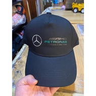 F1 Mercedes-AMG Racing Trucker Hat 2024 New Adjustable Baseball Cap for Men and Women