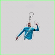 Kongeriket Norge Haaland same style football fans acylic keychain key holder bag pendant