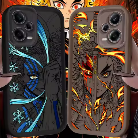Rengoku Line Painting Case for Xiaomi Redmi 15 13 12 15C 14C 14R 13C 12C 10C 4G 5G A5 A4 A3 Turbo 4 