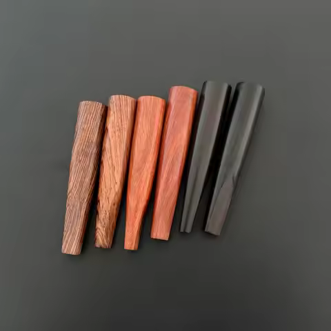 1cm Mini Cigar Specific Mouthpiece Tip Solid Natural Wood Cigar Holder Made of Sandalwood Daiwood