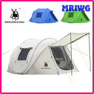 MRIWG HUI LING YANG-เต๊นท์แบบป๊อปอัพอัตโนมัติเต็มรูปแบบกันแดดกันน้ำพื้นที่ขนาดใหญ่อุปกรณ์การตั้งแคมป