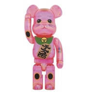 [Pre-Order] BE@RBRICK x Maneki Neko 1000% Pink Transparent plating ver. bearbrick