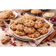 Oatmeal Vegan Cookies (Cinnamon Cranberry)