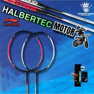 BADMINTON RACKET ORIGINAL HALBERTEC MOTOR 3U 4U 5Ulining