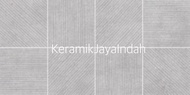 PLATINUM TREVOR GREY DECOR EMBOSSED 30 x 60 KERAMIK DINDING