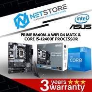 PWP ASUS PRIME B660M-A WIFI D4 mATX & INTEL CORE I5-12400F PROCESSOR