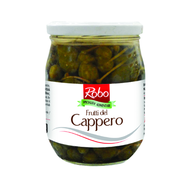 โรโบ เคเปอร์ฟรุตในน้ำส้มสายชู 530 ก. - Caper flower buds in vinegar 530g Robo brand