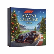 F1 2026 24Pcs Mini Formula Race Car Advent Calendar Hard Plastic Vivid Simulated Racing Collectible 