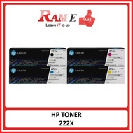 [ORIGINAL] HP 222X Black Cyan Magenta Yellow Toner Cartridge W2220X W2221X W2222X W2223X
