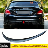 For Mercedes-Benz C-Class W205 4Door Sedan C63 C43 Style Rear Spoiler C180 C200 C260 Rear Spoiler Tr