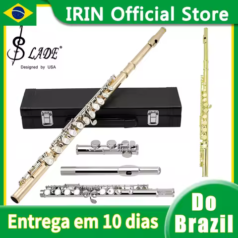 SLADE 16 Closed Holes Flute C Key Flute Concert Performance Flute Professional Woodwind Instruments
