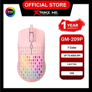 XTRIKE ME GM-209P 6D 8000DPI Light Weight Gaming Mouse with 7 Colors