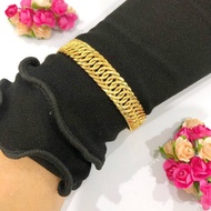 916 gold centipede bracelet