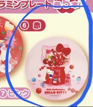 Hello kitty 50週年 一番賞 一番獎 hello kitty 碟 餐碟 粉紅色  7獎