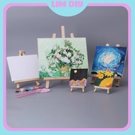 Mini canvas frame with stand, mini canvas canvas with DIY handmade LIM DIY painting easel canvas boa